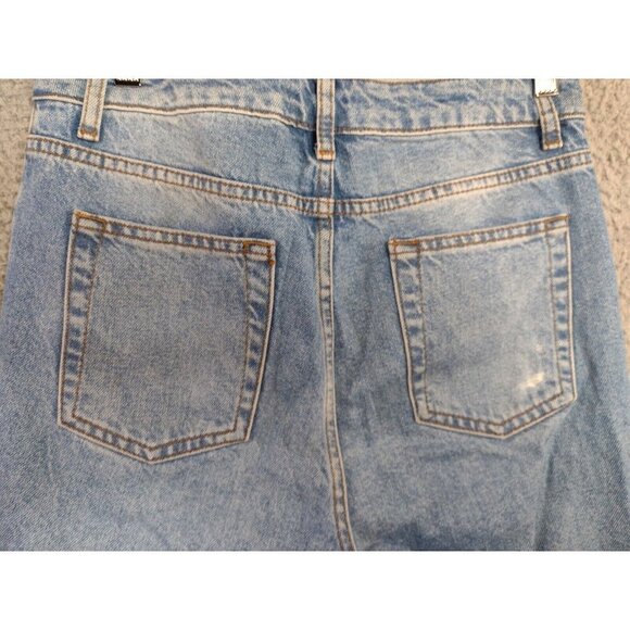 Sandro Basil Floral & Snake Embroidered Crop Denim Jeans Pants Women Sz 38 US 30 - Picture 8 of 15